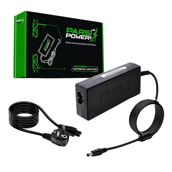 Parspower Prs-061 Plastik Kasa 19V 4.74A 90W (5.5*3.0Mm) Standart Notebook Adaptör ürün görseli 1