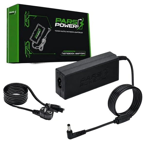 Parspower Prs-002 Plastik Kasa 19V 3.42A 65W (5.5*2.5Mm) Standart Notebook Adaptör ürün görseli 1