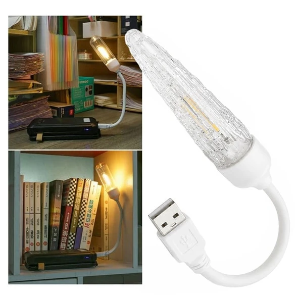 Powermaster PM-25793 Esnek Gövdeli USB Günışığı COB Led Edison Masa Ve Kitap Okuma Lambası ürün görseli 1