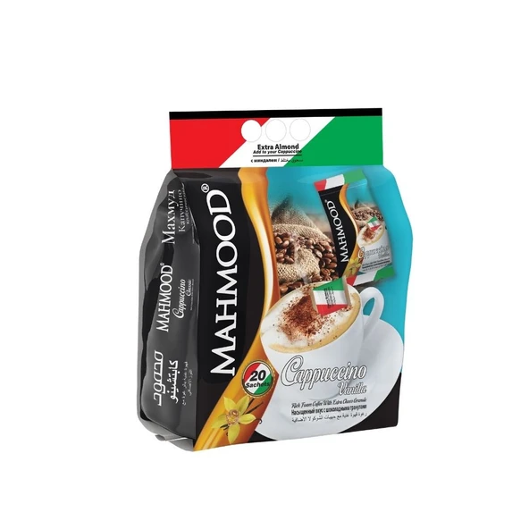 Mahmood Coffee Cappuccino Vanilya Choco Granül 20 Adet x 25 Gram ürün görseli 1