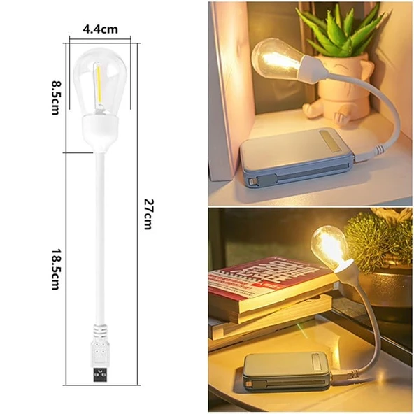 Powermaster PM-25790 Esnek Usb'li Ledli Gece Lambası - Resim 3