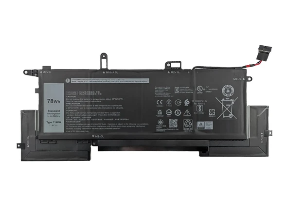 RETRO Dell Latitude 9410, 7146W Notebook Bataryası - Ver.2 - 6 Cell ürün görseli 1
