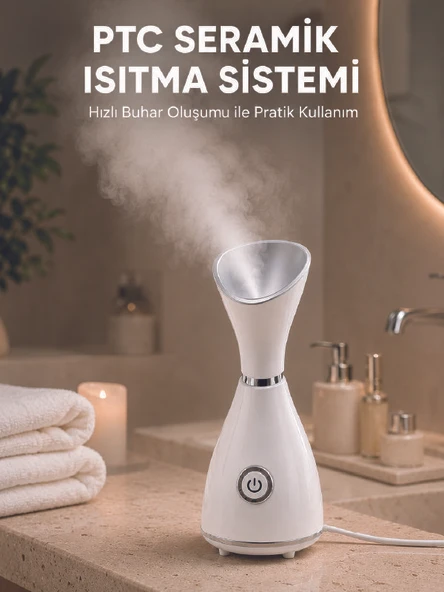 Nano İyonik Cilt Bakım Buhar Makinesi PTC Isıtma Sistemli ürün görseli 1