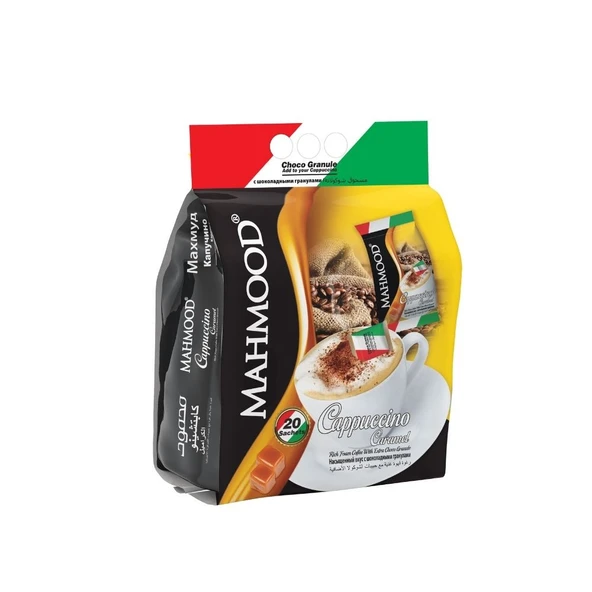 Mahmood Coffee Cappuccino Karamel Choco Granül 20 Adet x 25 Gram ürün görseli 1
