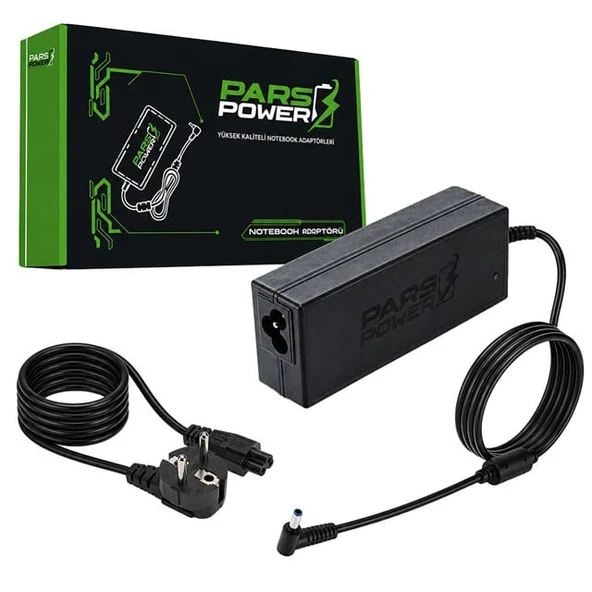 PARSPOWER PRS-024 PLASTİK KASA 19.5V 3.33A 65W (4.5*3.0MM) STANDART NOTEBOOK ADAPTÖR ürün görseli 1