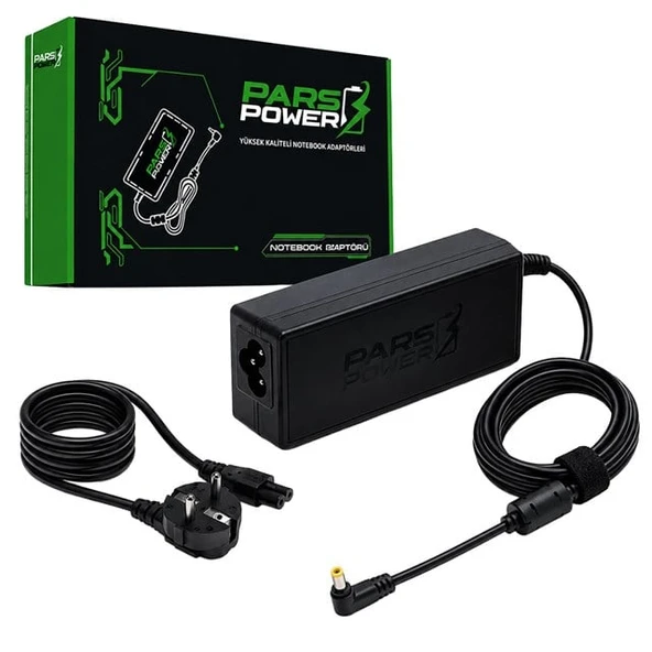 Parspower Prs-003 Plastik Kasa 19V 3.42A 65W (5.5*1.7Mm) Standart Notebook Adaptör ürün görseli 1