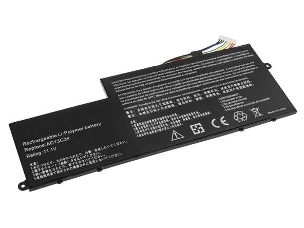 RETRO Acer Aspire V5-122P, V5-132P, AC13C34 Notebook Bataryası ürün görseli 1