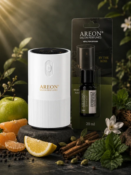 Areon Aromatik Difüzör Beyaz (Pleksi) + By The Boss ürün görseli 1