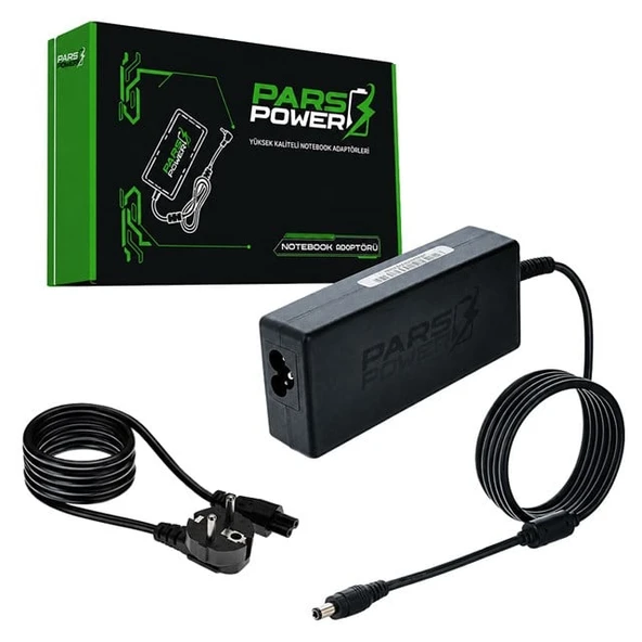 Parspower Prs-060 Plastik Kasa 19V 3.16A 60W (5.5*3.0Mm) Standart Notebook Adaptör ürün görseli 1