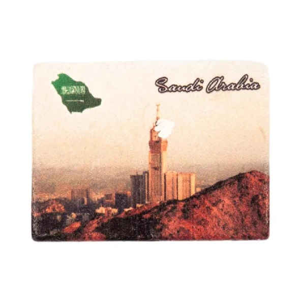 Suudi Arabistan Temalı Taş Magnet ürün görseli 1