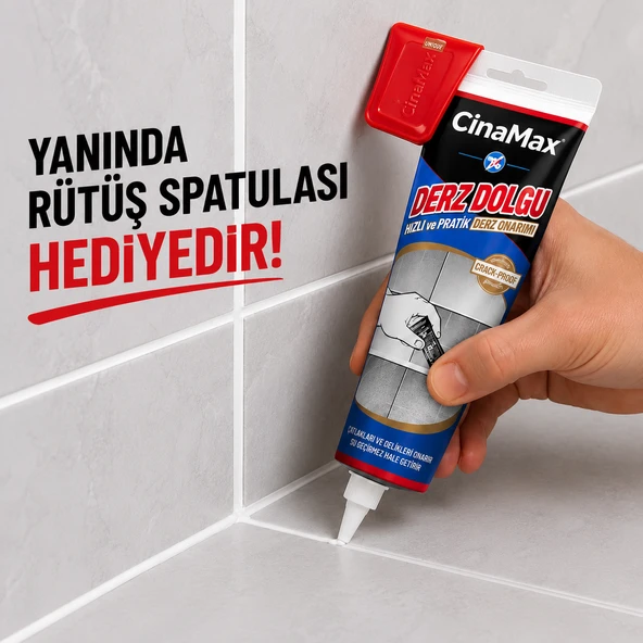 Derz Dolgusu 400 gr Fayans Derz Onarım ve Yenileme Dolgusu Suya Dayanıklı Beyaz Derz Tamir Macunu ürün görseli 1