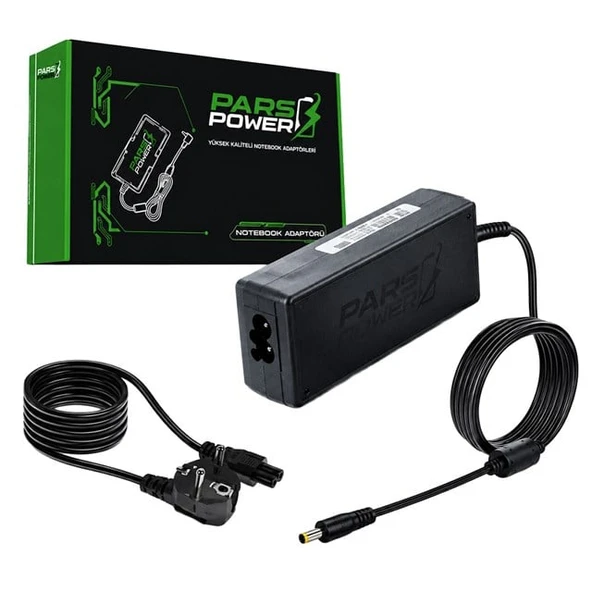 Parspower Prs-022 Plastik Kasa 19V 4.74A 90W (7.4*5.0Mm) Standart Notebook Adaptör ürün görseli 1