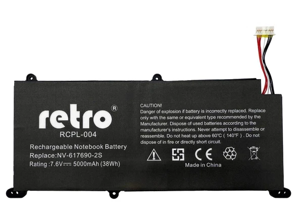 RETRO NV-617690-2S Notebook Bataryası ürün görseli 1