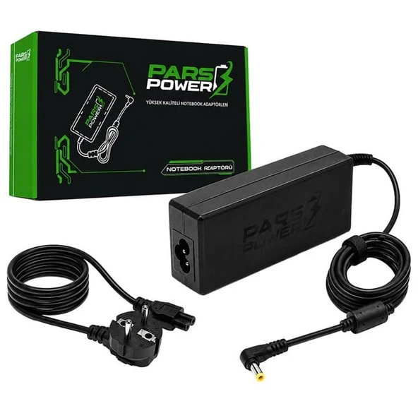 Parspower Prs-065 Plastik Kasa 19.5V 4.7A 90W (6.5*4.4Mm) Standart Notebook Adaptör ürün görseli 1