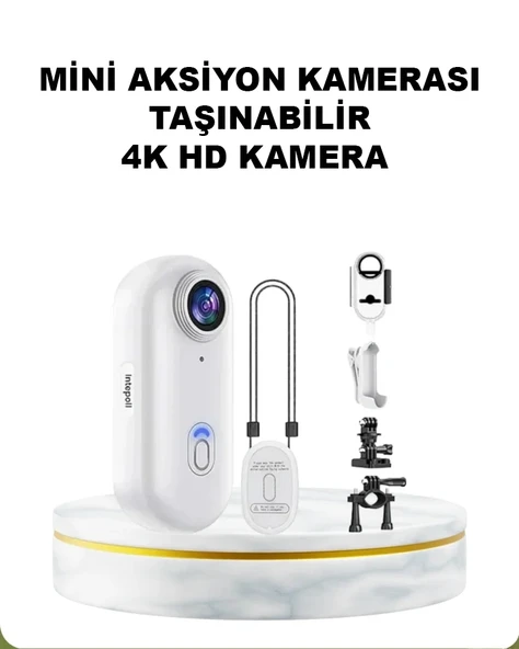4K WiFi Spor Kamerası Su Geçirmez Mini Aksiyon Kamera ürün görseli 1