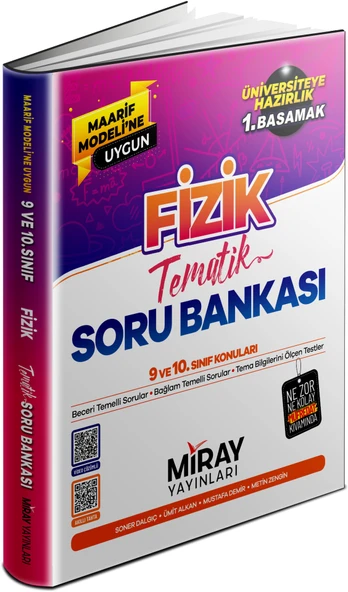 Miray 2027 Tyt Maarif Fizik Soru Bankası ürün görseli 1