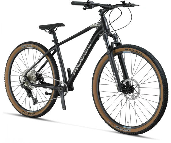 MOSSO BLACK EDITION-27 DEORE ERKEK DAĞ BİSİKLETİ 406H HD 27.5 JANT 12 VİTES MAT SİYAH CHROME ürün görseli 1