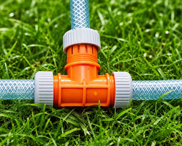 Lüks T Hortum Eki 1/2'' 3 Yollu Bahçe Sulama Hortum Bağlantı Aparatı T Adaptör ürün görseli 1