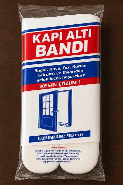 Kapı Altı Bandı 90 cm Isı Yalıtım Süngeri Toz Gürültü İzolasyon Bandı ürün görseli 1