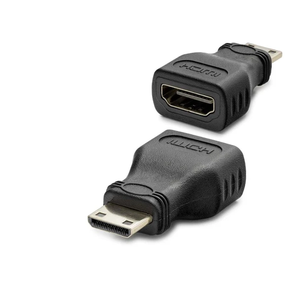 Mini HDMI to HDMI Adaptör 1080p Siyah HDX1268 ürün görseli 1