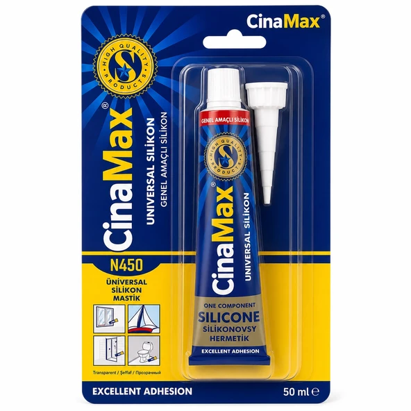 Şeffaf Silikon 50 ml Genel Amaçlı Güçlü Yapıştırıcı Cam Banyo Lavabo Pencere Sızdırmazlık Silikonu ürün görseli 1