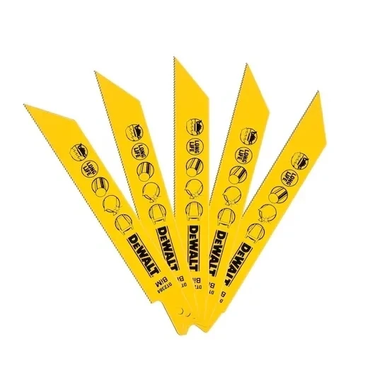 Dewalt DT2384 Tilki Kuyruğu Testere Bıçağı Metal 152mm 5adet ürün görseli 1