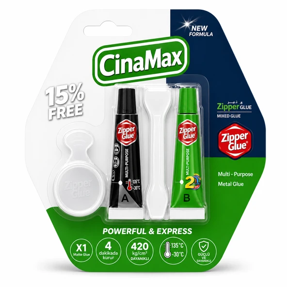 Çift Bileşenli Epoksi Yapıştırıcı 16 Gr Metal Plastik Ahşap Cam Seramik Taş İçin Güçlü Hızlı Yapıştırıcı 2 Dakika Kuruma ürün görseli 1