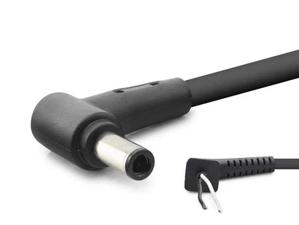 Laptop Adaptör Dc Jack Kablosu 6.0x3.7 Mm L Tip 1.2 M 200 W HDX5575 ürün görseli 1