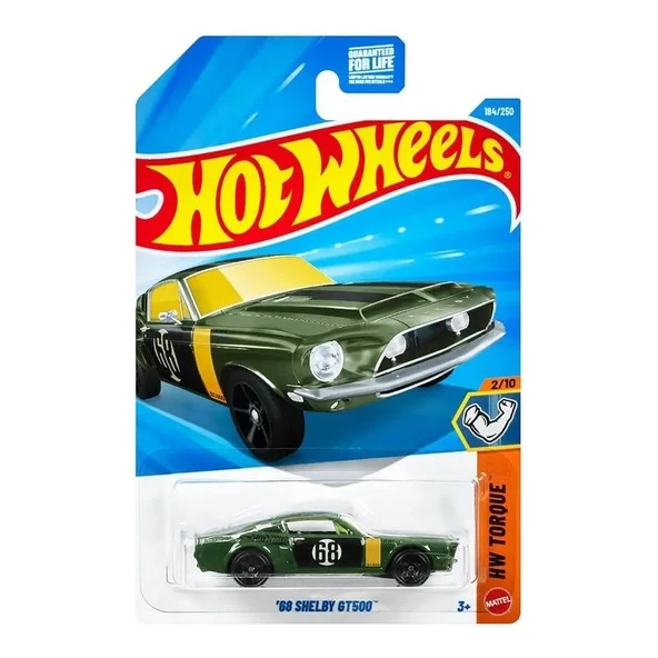 Hot Wheels Tekli Arabalar  68 Shelby GT500 - JJK24 (KISA KART) ürün görseli 1