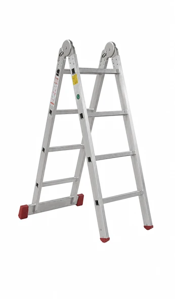 Tek Kırmalı Alüminyum Merdiven 2X4 Basamaklı (TKM.100) ürün görseli 1