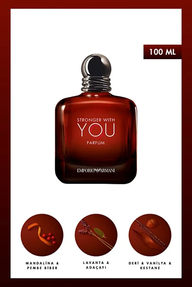 Emporio Armani Stronger With You Parfum 100 ml Erkek Parfüm ürün görseli 1
