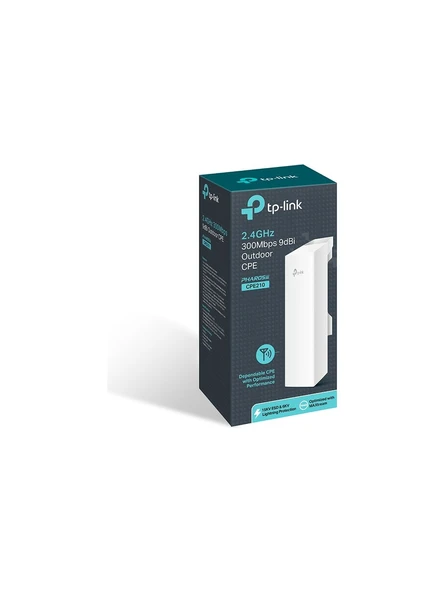 CPE210 Outdoor 300 Mbps 9dBi Dış Mekan Access Point 1 TP-Link CPE210 Outdoor 300 Mbps 9dBi Dış Mekan Access Point(OUTLET) ürün görseli 1