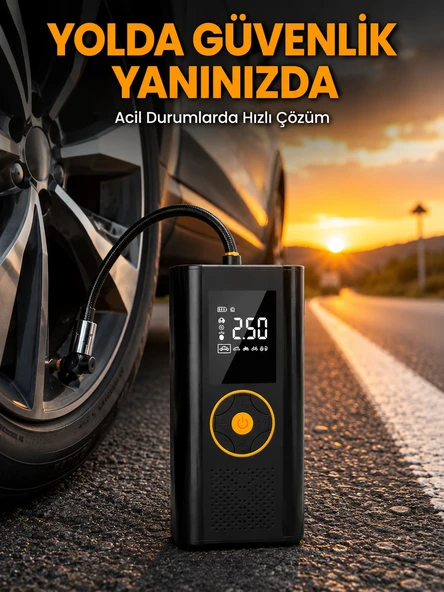 Led Ekranlı Akıllı Hava Kompresörü Hassas Basınç Kontrolü Yeni Nesil ürün görseli 1
