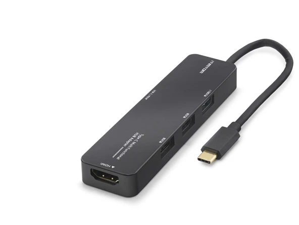 Type-c 3.2 Gen1 Hub Pd Hdmı 4K 5 Port 5 Gbps Siyah TUH305 ürün görseli 1