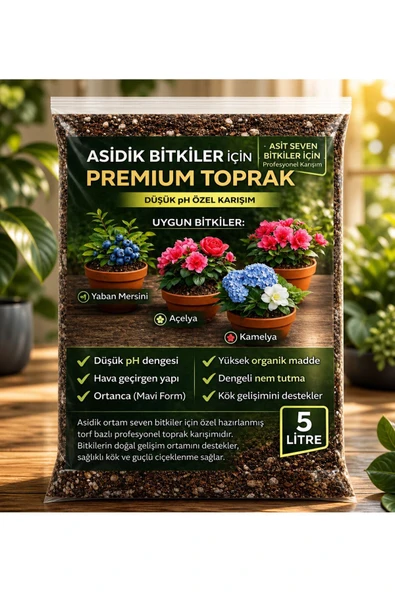 Düşük PH Torf Perlit Karışımı 5 LİTRE ürün görseli 1