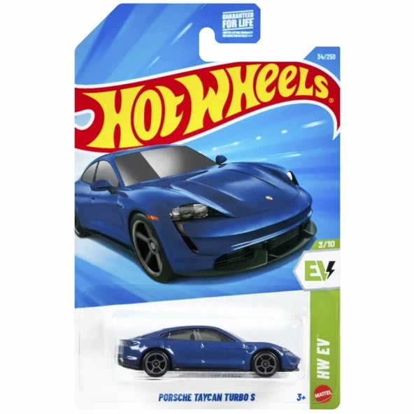 Hot Wheels Tekli Arabalar PORSCHE  TAYCAN TURBO S - JJL01 (KISA KART) ürün görseli 1