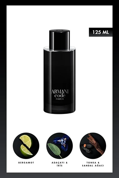 Giorgio Armani Code Le Parfum 125 ml Erkek Parfüm ürün görseli 1
