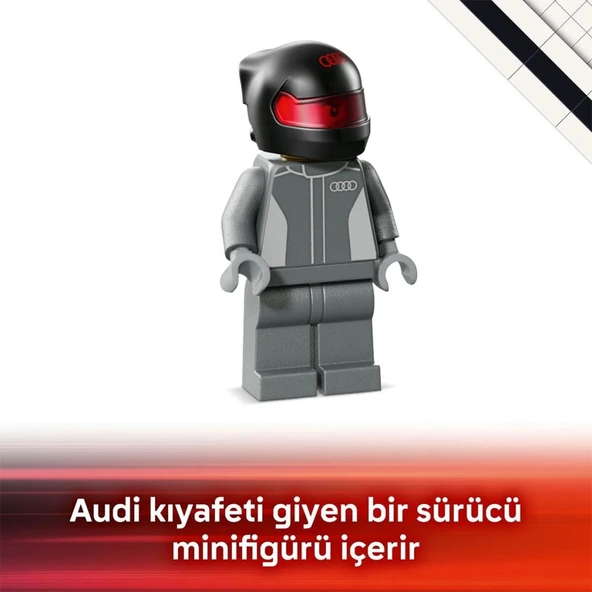 77259 Speed Champions Audi Revolut F1 Team R26 Yarış Arabası 210 prç +10yaş ürün görseli 1