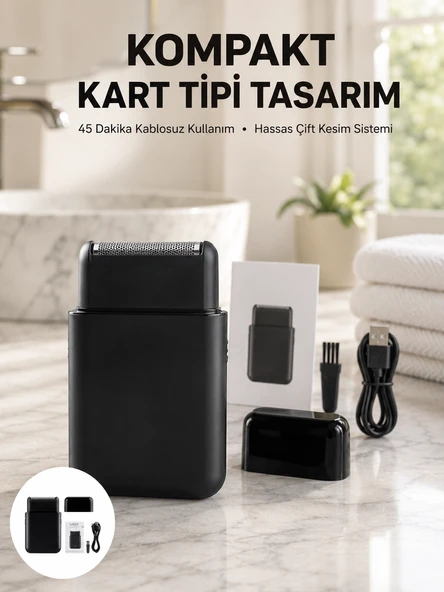 Elektrikli Tıraş Aleti – Hassas Kesim, Kolay Temizlik, Cilt Dostu Yeni Nesil ürün görseli 1