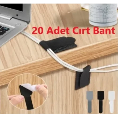 20 Adet Kendinden Yapışkanlı Cırt Cırtlı Bant ürün görseli 1