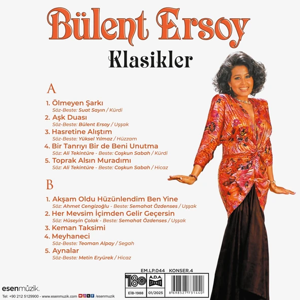 Bülent Ersoy - Klasikler - Plak - Resim 2