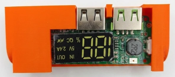 Gözeler Çift USB 5V 2.4A Ledli Micro Type-C Powerbank Modülü Ve Powerbank Kutusu (PİLLER DAHİL DEĞİLDİR) ürün görseli 1