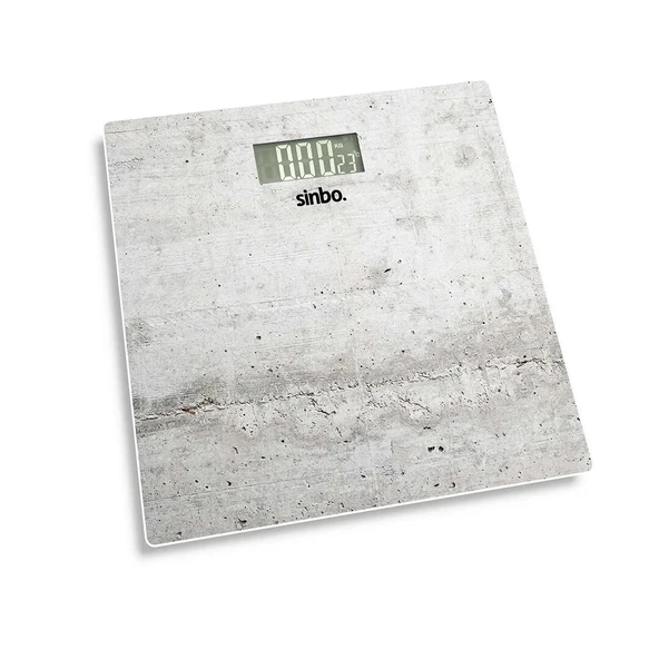 Sinbo Dijital Tartı - Beyaz Renk - 180 kg Maks Kapasite - LCD Ekran ürün görseli 1