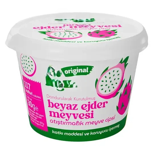 Original Beyaz Ejder Meyvesi Atıştırmalık Meyve Cipsi 30gr ürün görseli 1