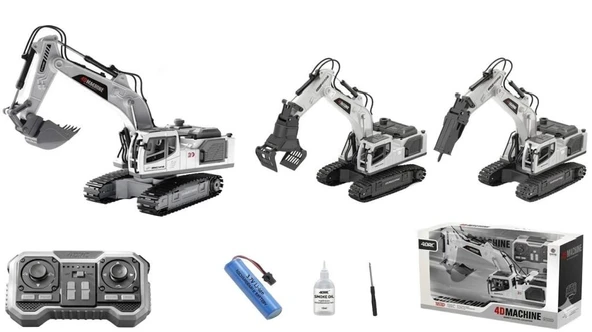 4D-E3 METAL DEĞİŞEBİLEN 3 BAŞLIKLI DUMAN ATAN İŞ MAKİNASI ürün görseli 1