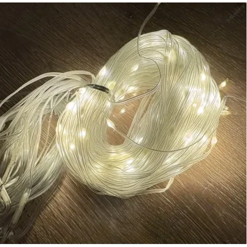 2*2 Perde Led 192 Led Sarı Işık ürün görseli 1