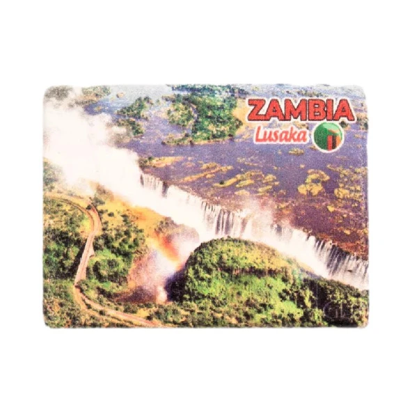 Zambiya Temalı Taş Magnet ürün görseli 1