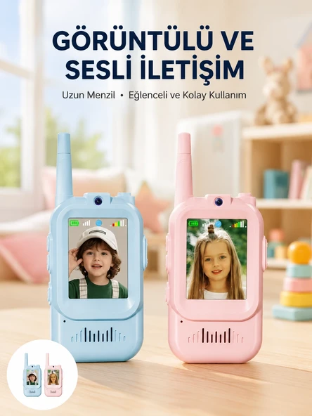 Uzun Menzilli Video Walkie Talkie Eğitici Ve Eğlenceli Oyuncak ürün görseli 1