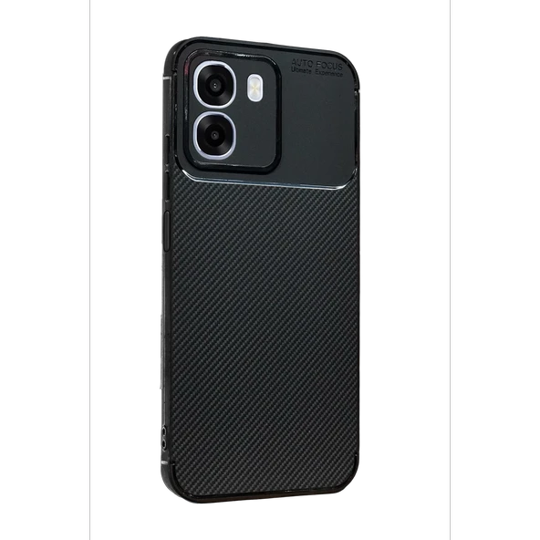 Oppo Oppo A6t 5g Auto Focus Karbon Kapak - Siyah ürün görseli 1