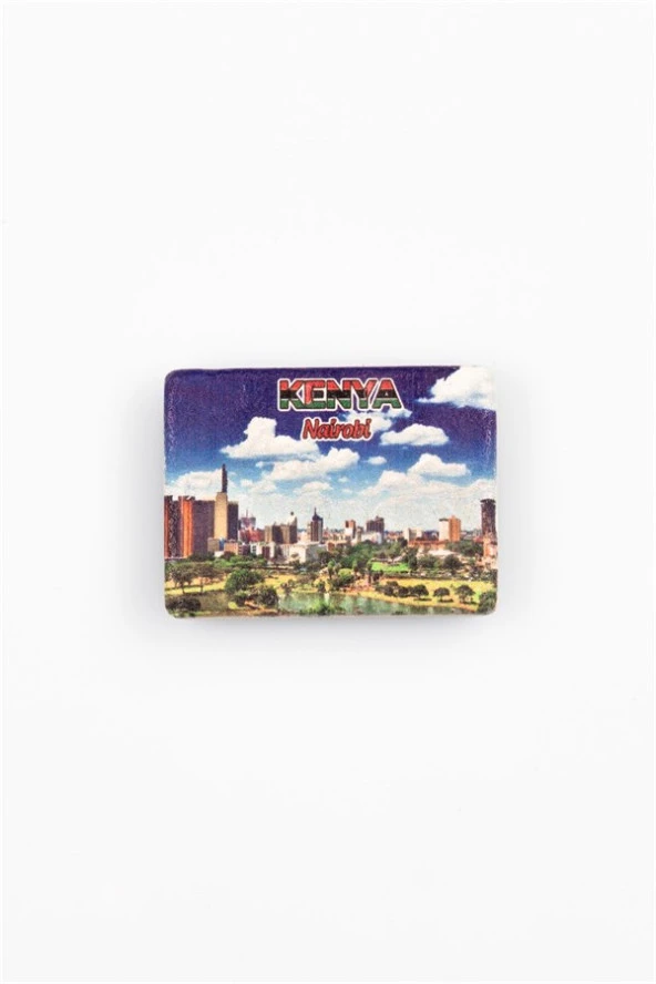 Kenya Temalı Taş Magnet - Resim 3
